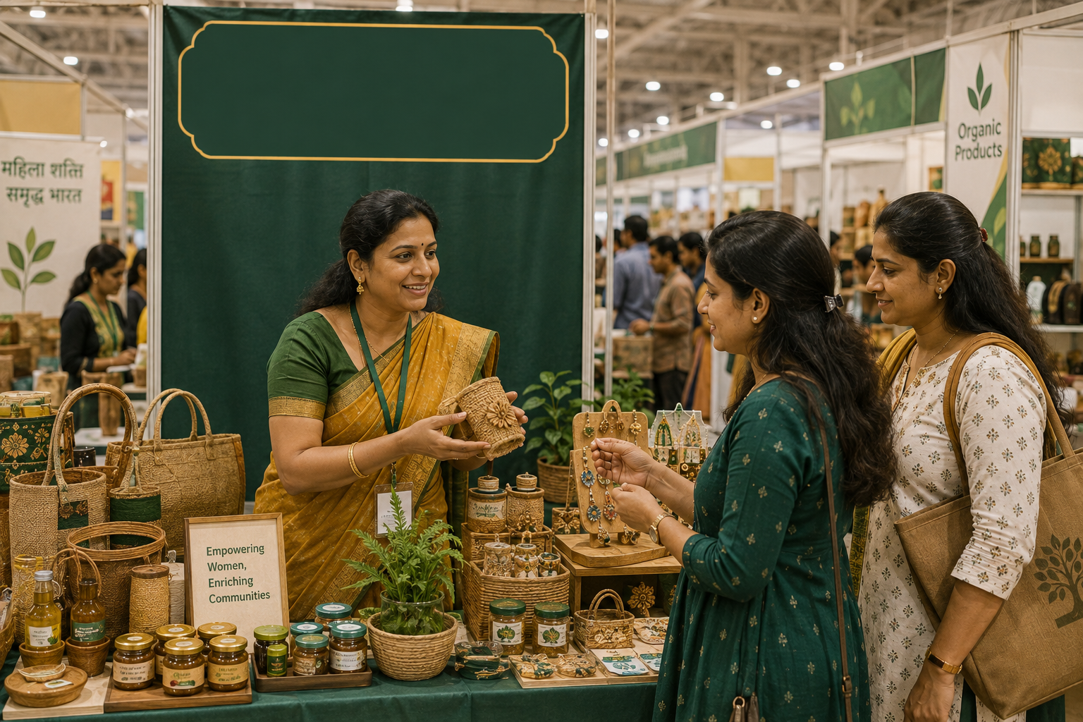 Tycofem India exhibition stall
