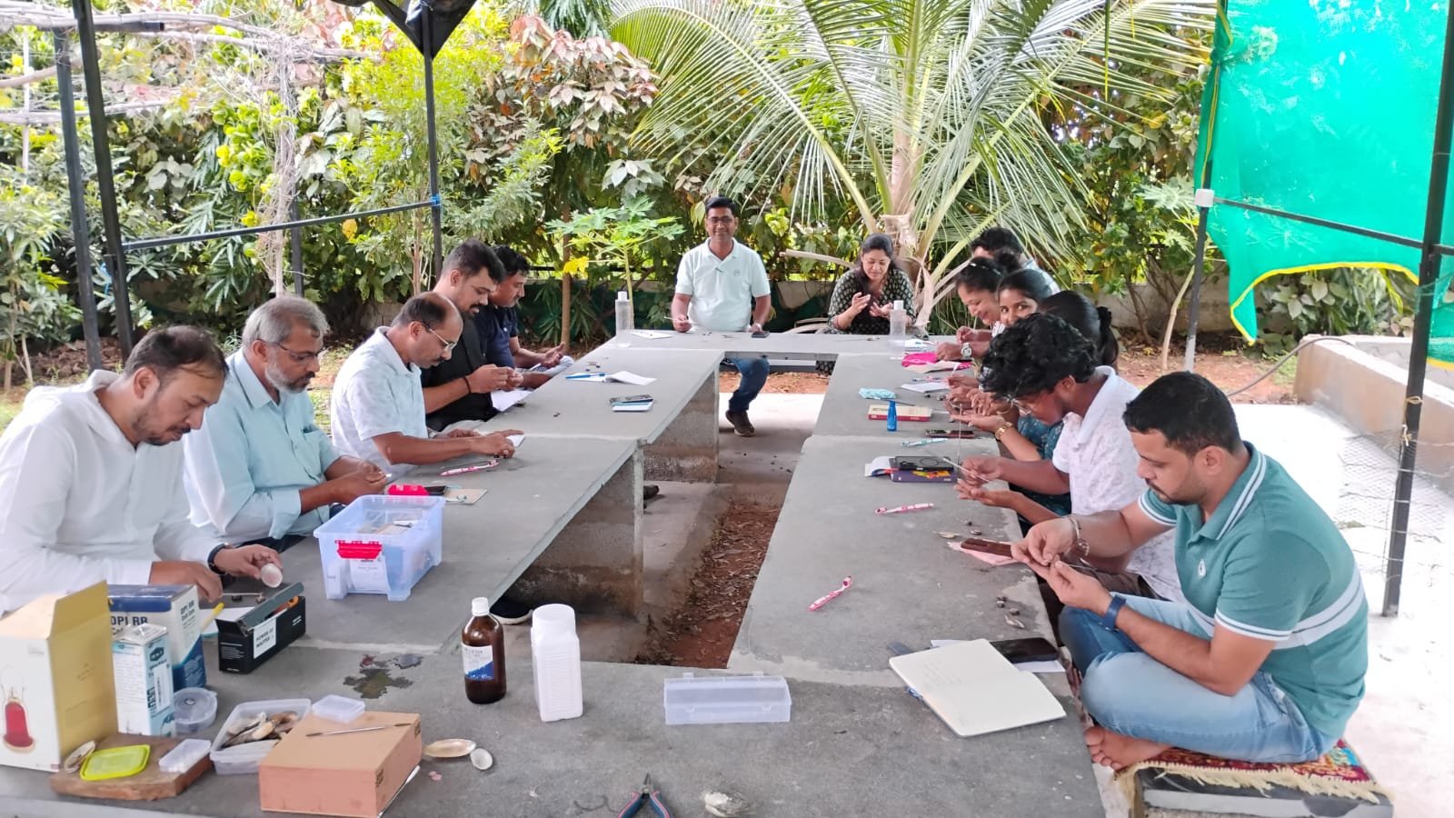 Pearl production training